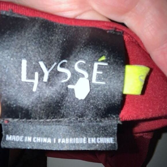 Lysse burgundy wrap bodysuit top small‎ - Picture 3 of 4